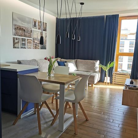 Wola Blue Modern Apartment Warschau Exterior foto