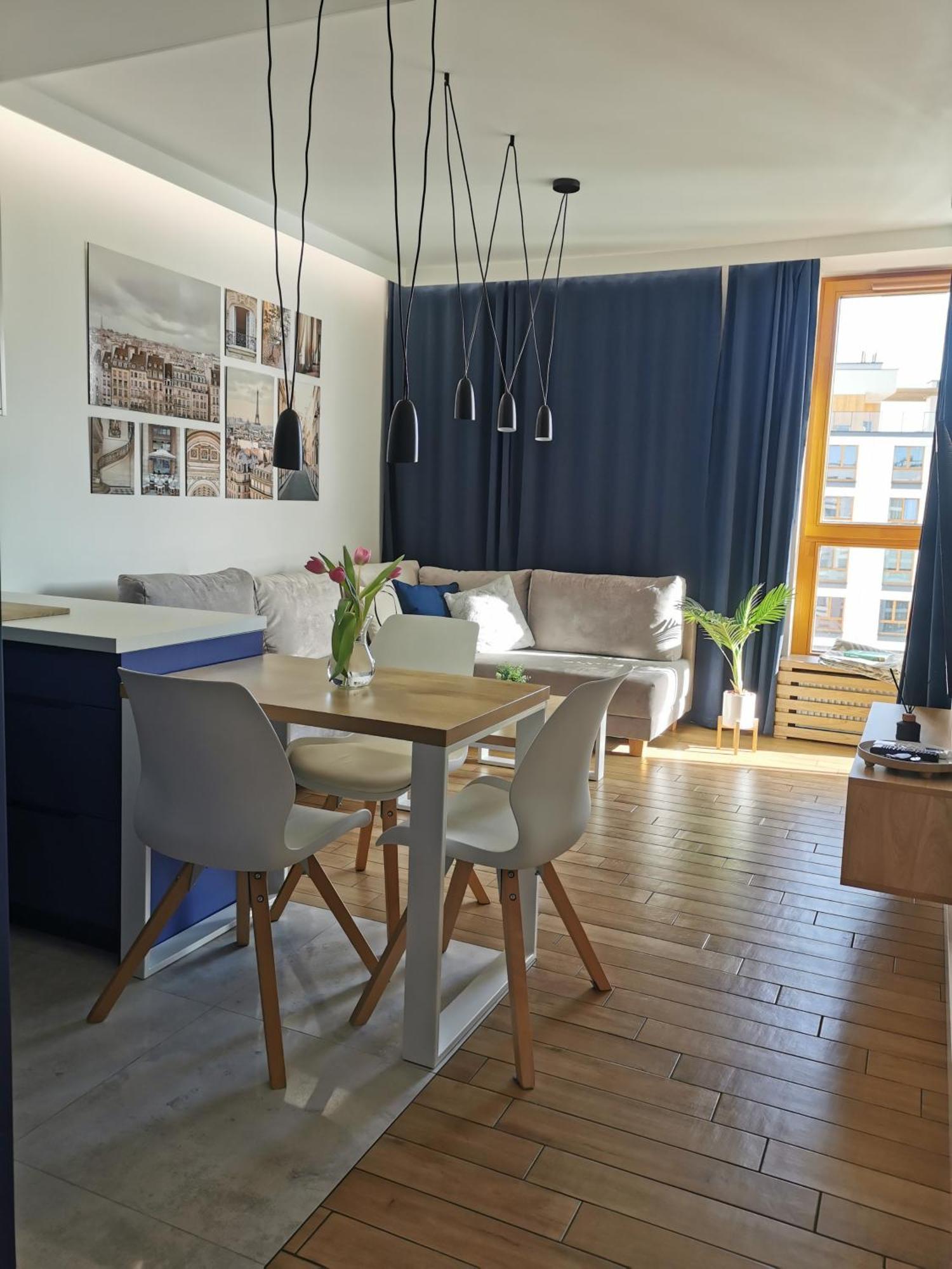 Wola Blue Modern Apartment Warschau Exterior foto