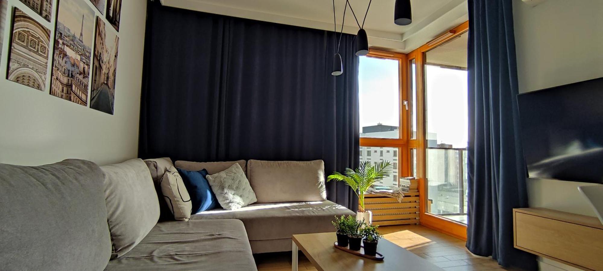 Wola Blue Modern Apartment Warschau Exterior foto