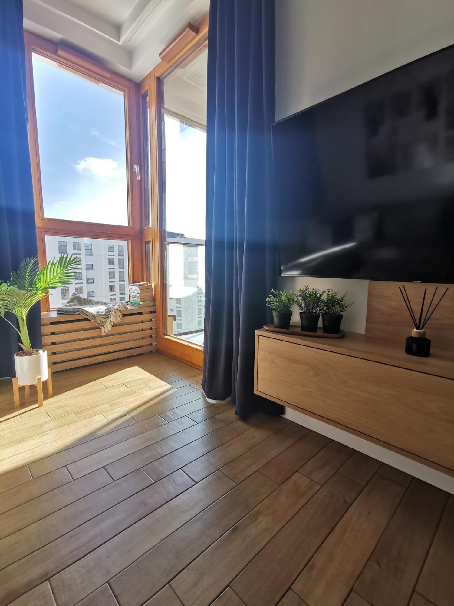 Wola Blue Modern Apartment Warschau Exterior foto