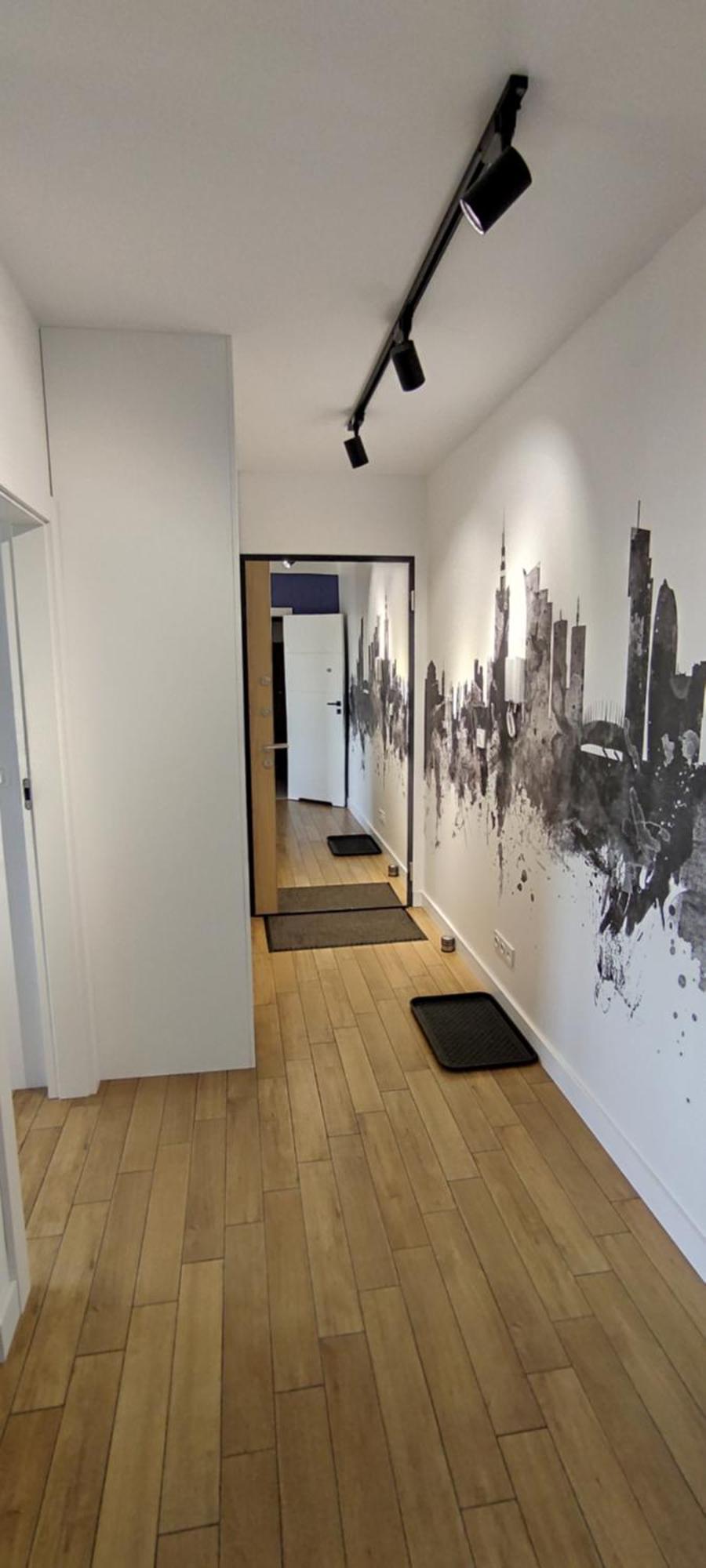 Wola Blue Modern Apartment Warschau Exterior foto