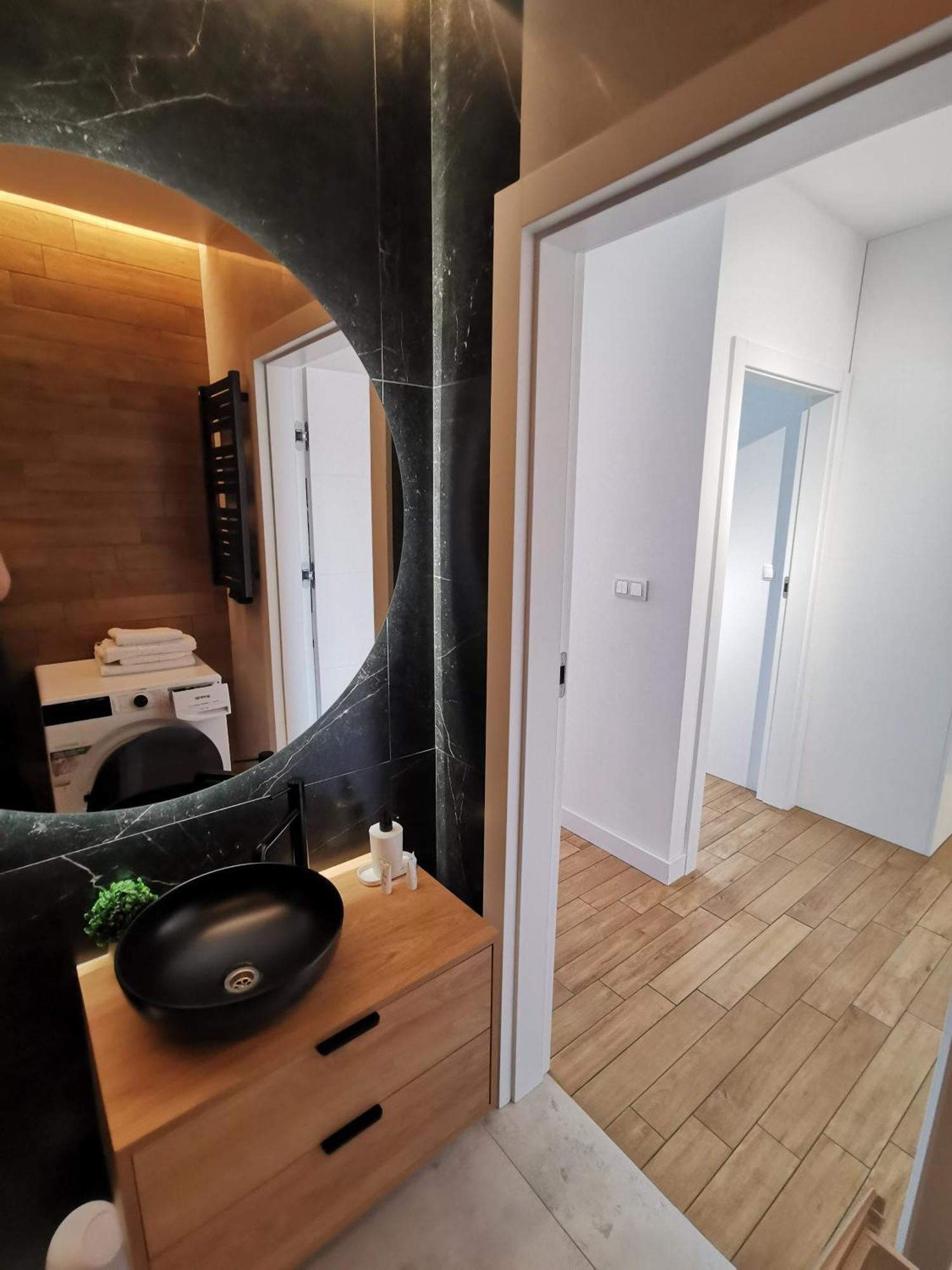 Wola Blue Modern Apartment Warschau Exterior foto
