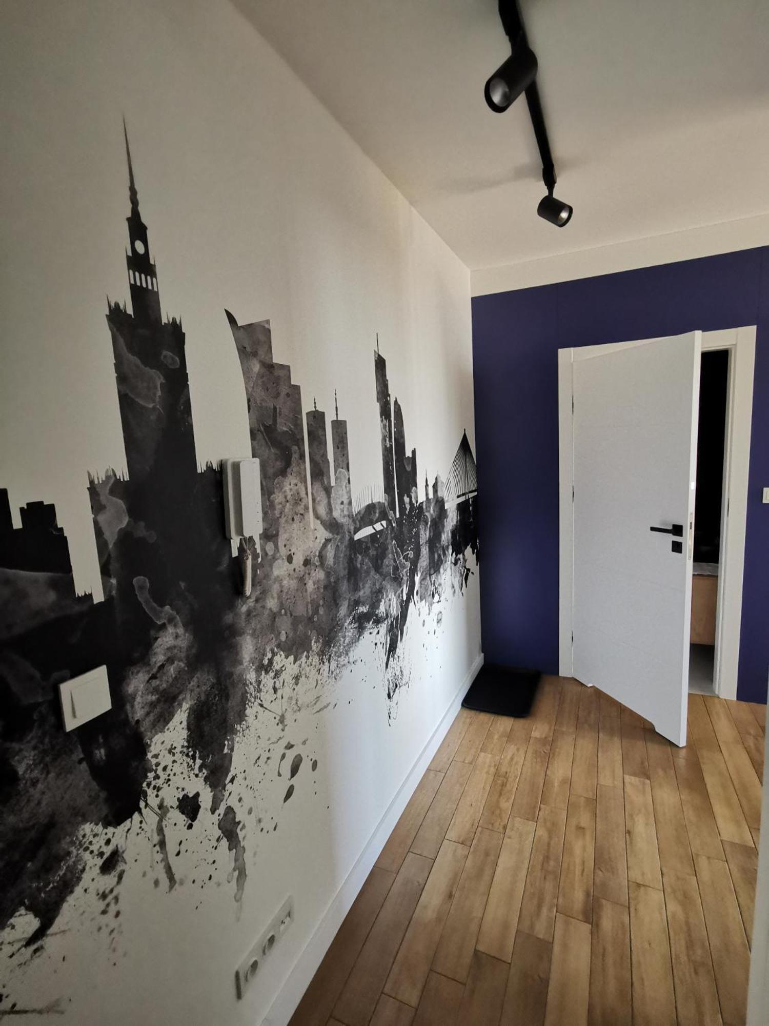 Wola Blue Modern Apartment Warschau Exterior foto